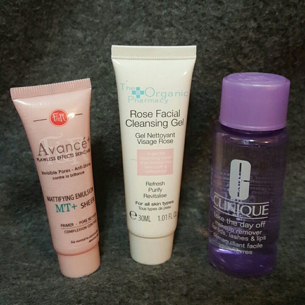 Skincare bundle includes Clinique makeup remover